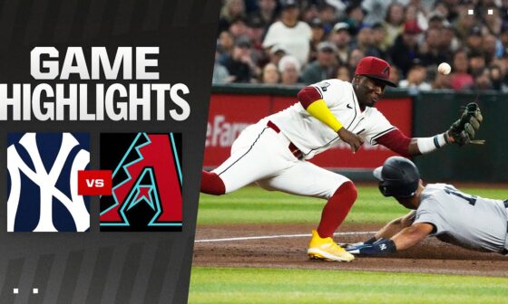 Yankees vs. D-backs Game Highlight (4/1/24) | Game Highlights