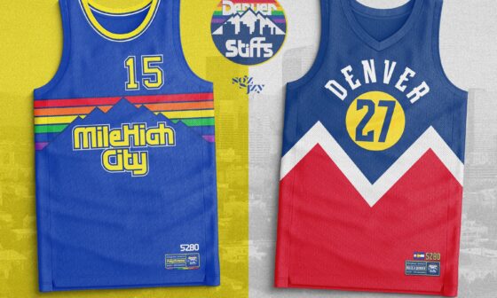 New alternate jersey drop this week w/ Denver Stiffs, featuring the Flag of Denver inspired “Raise a Banner” design & a second chance of the “Polychrome” jersey