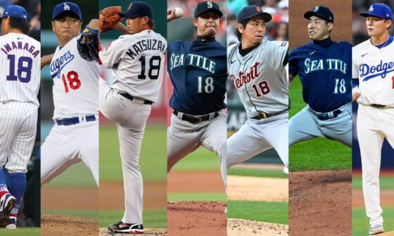 SHOTA! YAMAMOTO! KURODA! DICE-K! The tradition of Japanese-born pitchers that wear number 18 in MLB!