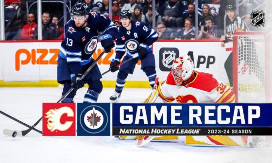 Flames @ Jets 4/4 | NHL Highlights 2024