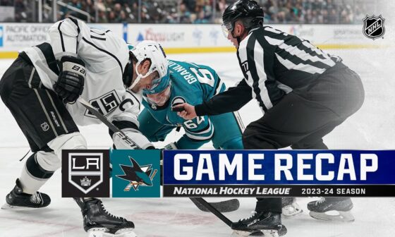 Kings @ Sharks  4/4 | NHL Highlights 2024