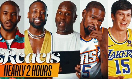 1 Hour+ Of NBA Players & Legends Reacting To ICONIC Moments 👀 | Pt. 2
