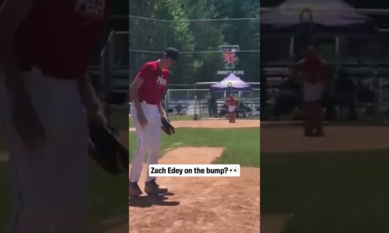 Imagine sitting in class all day and then having to face Zach Edey after? 😅(🎥: PrepBaseballON/X)