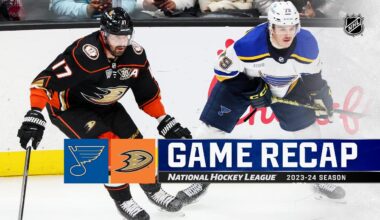 Blues @ Ducks 4/7 | NHL Highlights 2024