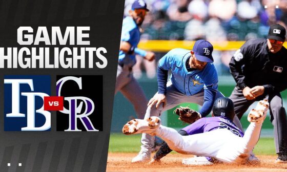 Rays vs. Rockies Game Highlights (4/7/24) | MLB Highlights