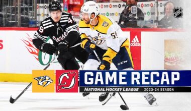 Predators @ Devils 4/7 | NHL Highlights 2024