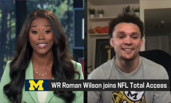 Roman Wilson updates 'NFL Total Access' on his pre-draft experience