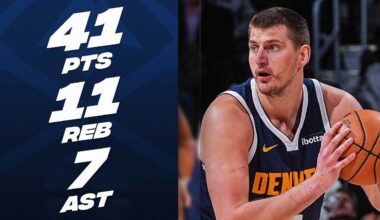 Nikola Jokic Is In PLAYOFF-MODE! Drops 41-PT Double-Double vs Timberwolves! 🔥| April 10, 2024