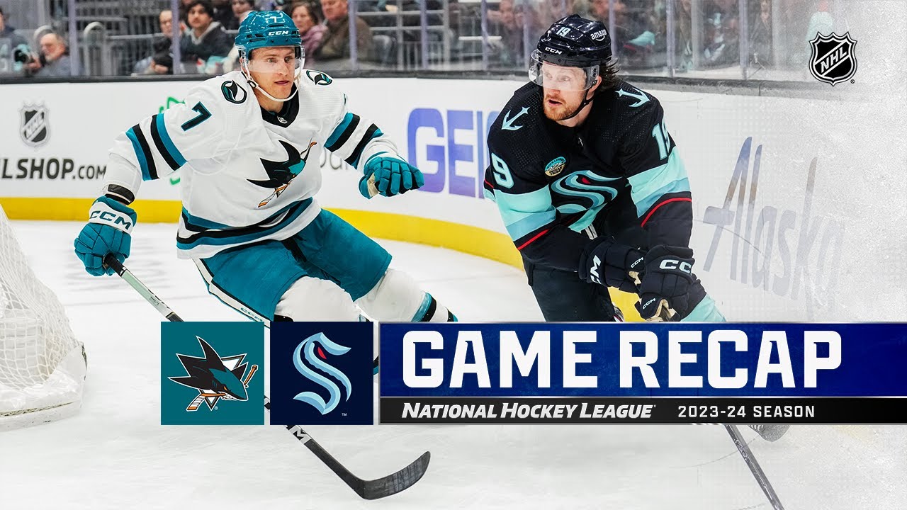 Sharks @ Kraken 4/11 | NHL Highlights 2024