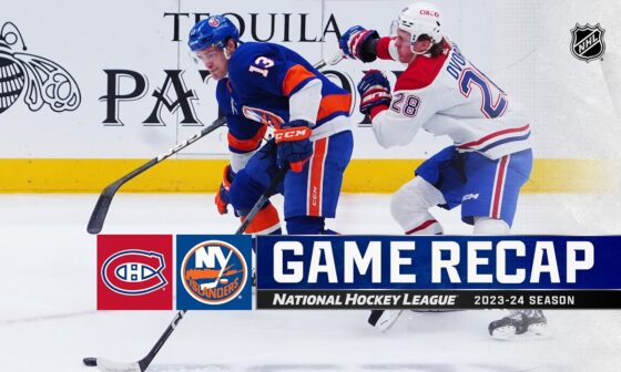 Canadiens @ Islanders 4/11 | NHL Highlights 2024