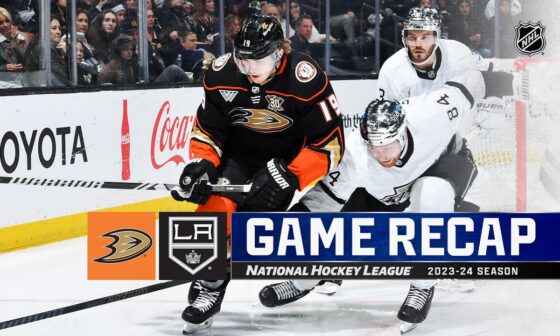 Ducks @ Kings 4/13 | NHL Highlights 2024