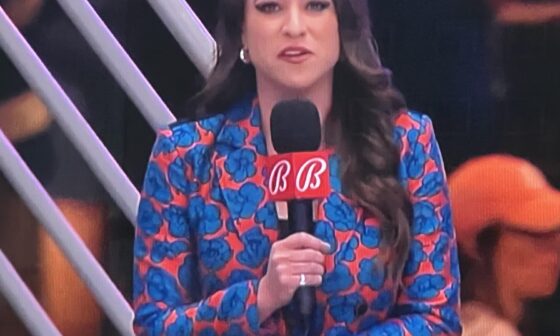 Gabby Shirley borrowing a jacket from Ric Flair tonight.