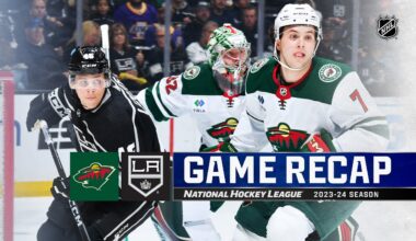 Wild @ Kings 4/15 | NHL Highlights 2024