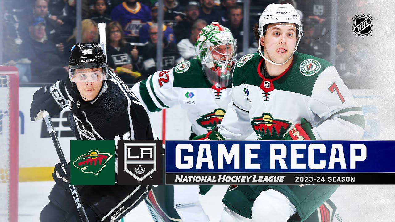 Wild @ Kings 4/15 | NHL Highlights 2024