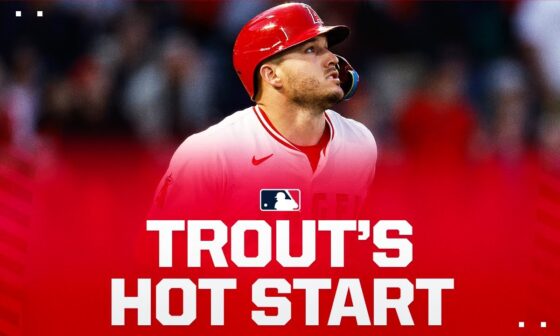 Highlights from Mike Trout's HOT start to 2024 (7 homers already!)