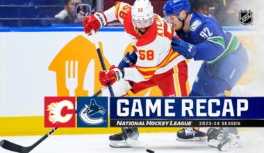 Flames @ Canucks 4/16 | NHL Highlights 2024