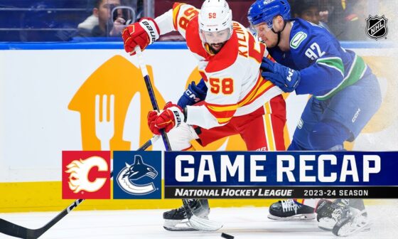 Flames @ Canucks 4/16 | NHL Highlights 2024