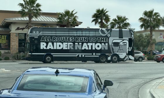 Vegas baby for the draft. All Routes Run To The Raider Nation!!