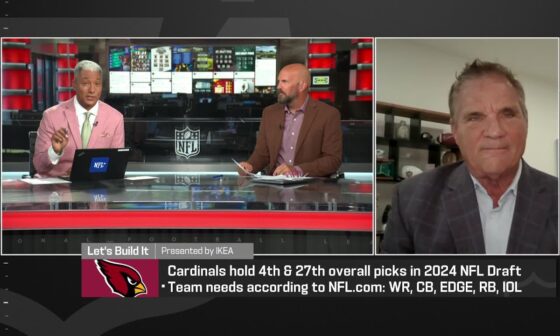 What would Cards' ideal pair of picks be at No. 4 and No. 27? | 'NFL Total Access'