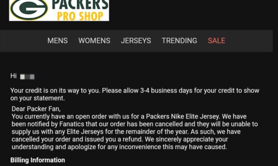 Guess no elite jerseys for the foreseeable future?