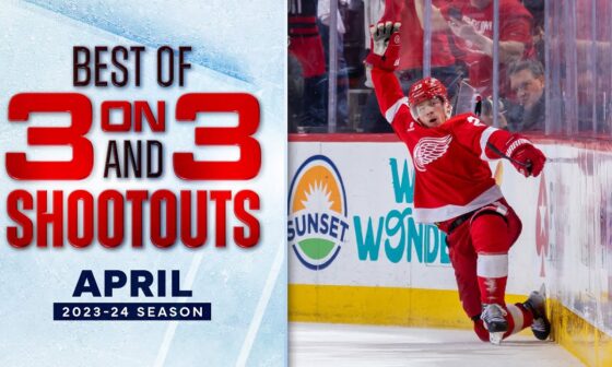 Best 3-on-3 Overtime and Shootout Moments from April | NHL 2023-24
