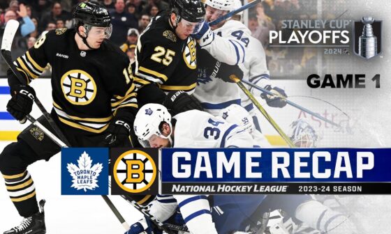 Gm 1: Maple Leafs @ Bruins 4/20 | NHL Playoffs 2024