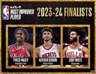 [NBA] The 2023-24 Kia NBA Most Improved Player finalists: Tyrese Maxey, Alperen Sengun, Coby White