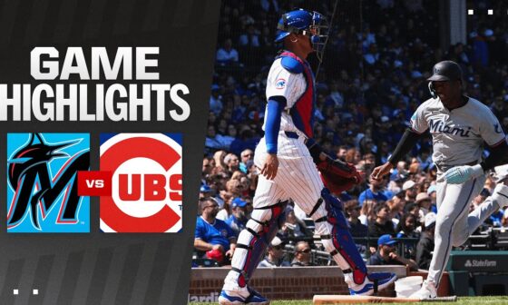 Marlins vs. Cubs Game Highlights (4/21/24) | MLB Highlights