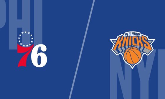 [Post-Game Thread] The Philadelphia 76ers fall to the New York Knicks with a final score of 104 to 101