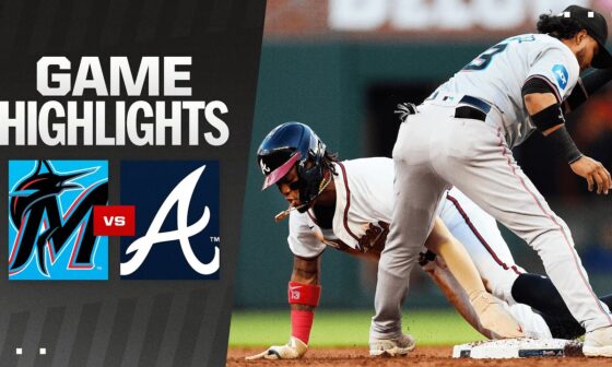 Marlins vs. Braves Game Highlights (4/22/24) | MLB Highlights
