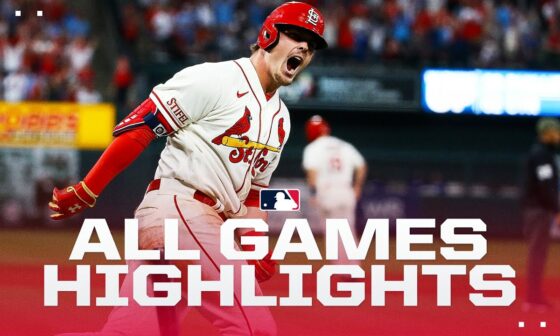 Highlights from ALL games on 4/22! (Cardinals' walk-off homer, Pirates' pitcher with FILTHY pitch!)