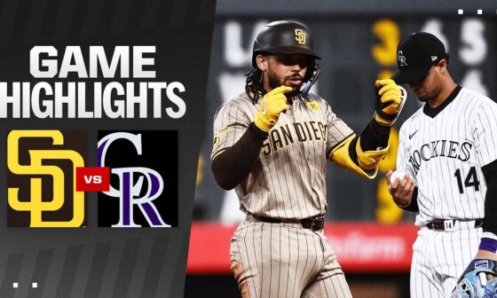 Padres vs. Rockies Game Highlights (4/23/24) | MLB Highlights