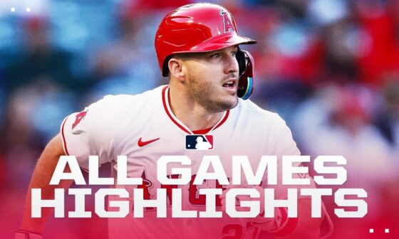 Highlights from ALL games on 4/23! (Mike Trout, Shohei Ohtani, Elly De La Cruz all go deep!)