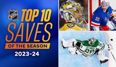 NHL Top 10 Saves of the 2023-24 Season
