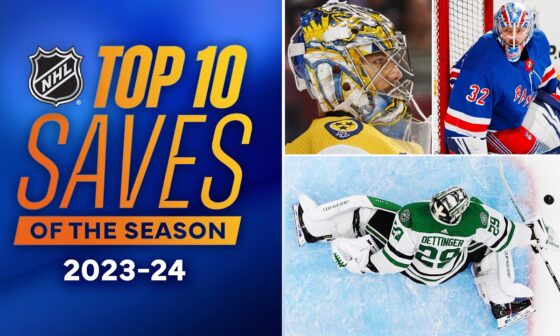 NHL Top 10 Saves of the 2023-24 Season