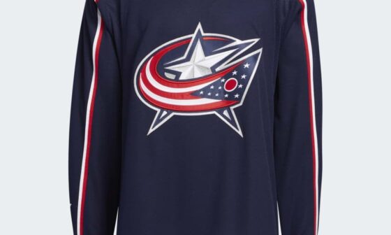 50% off adidas Blue Jackets Home Authentic Jerseys (login for discount)