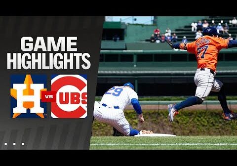 Astros vs. Cubs Game Highlights (4/25/24) | MLB Highlights