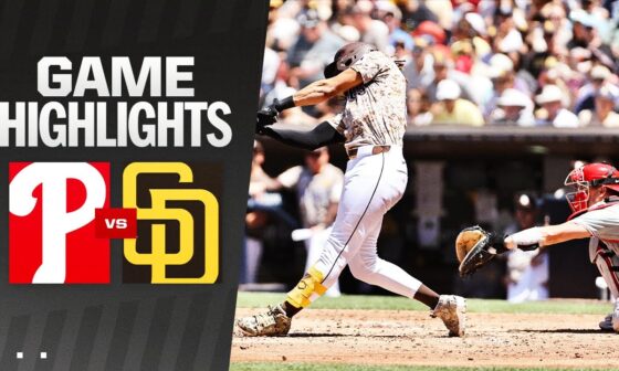 Phillies vs. Padres Game Highlights (4/28/24) | MLB Highlights