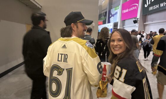 Stone’s wife liked the jersey!