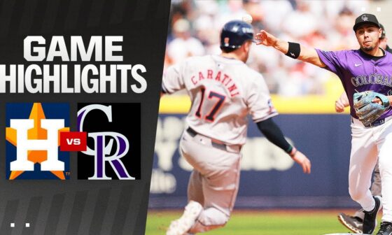 Rockies vs. Astros Game Highlights (4/28/24) | MLB Highlights