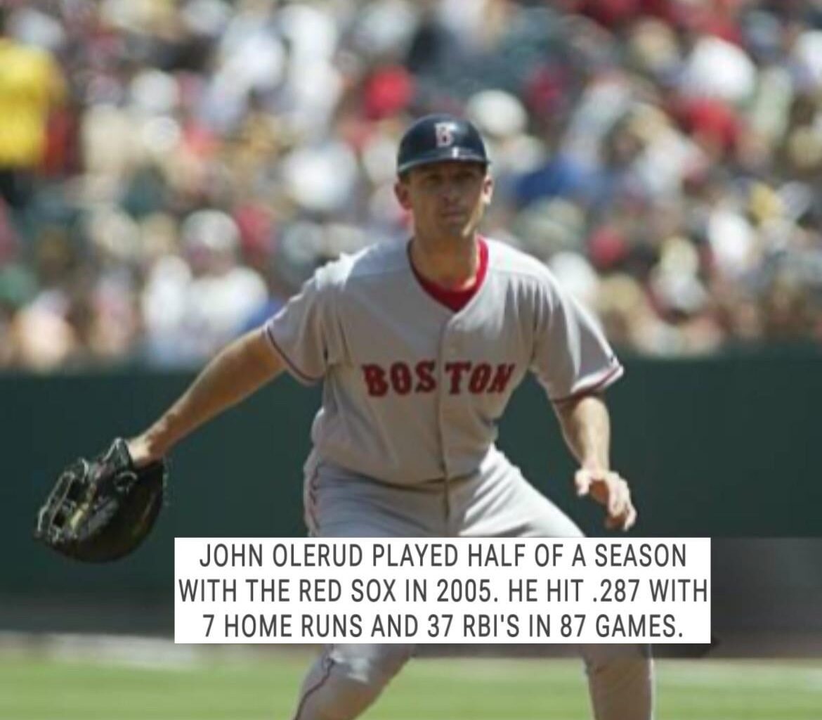Well Known Former Major Leaguer That You Probably Forgot Played For The Red Sox: John Olerud