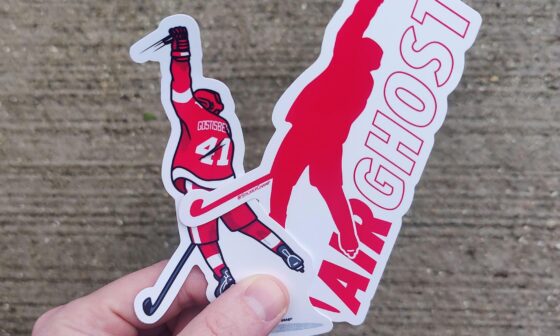 Had some comments and DMs about stickers of the Air Ghost illustration I posted before game 82, so I made some!