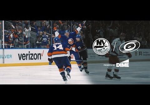 Playoff Cinematic Recap: New York Islanders 3 vs Carolina Hurricanes 2 (2OT) | Rd. 1 Game 4 4/27/24