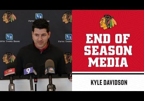 Kyle Davidson End of Season Media - Chicago Blackhawks