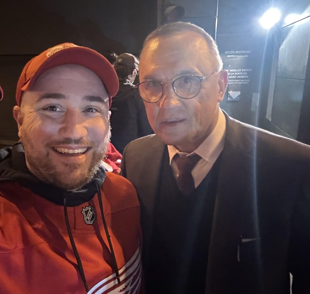 Last night was tough, but I got to meet my childhood idol after the game.