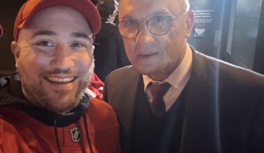 Last night was tough, but I got to meet my childhood idol after the game.
