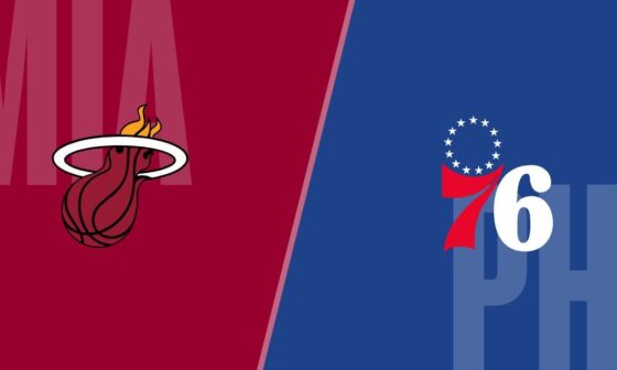 [Game Thread] Miami Heat (46-36) @ Philadelphia 76ers (47-35) - 04/17 7:00 pm ET