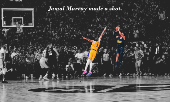 Jamal Murray made a shot.