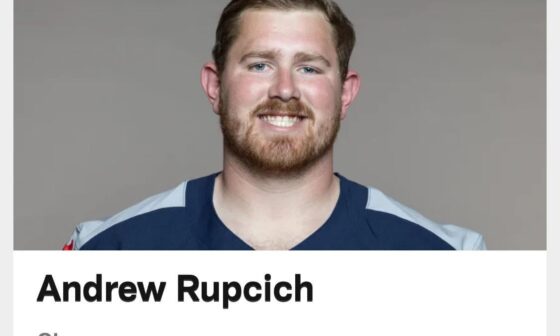 I do not remember Andrew Rupcich? OL