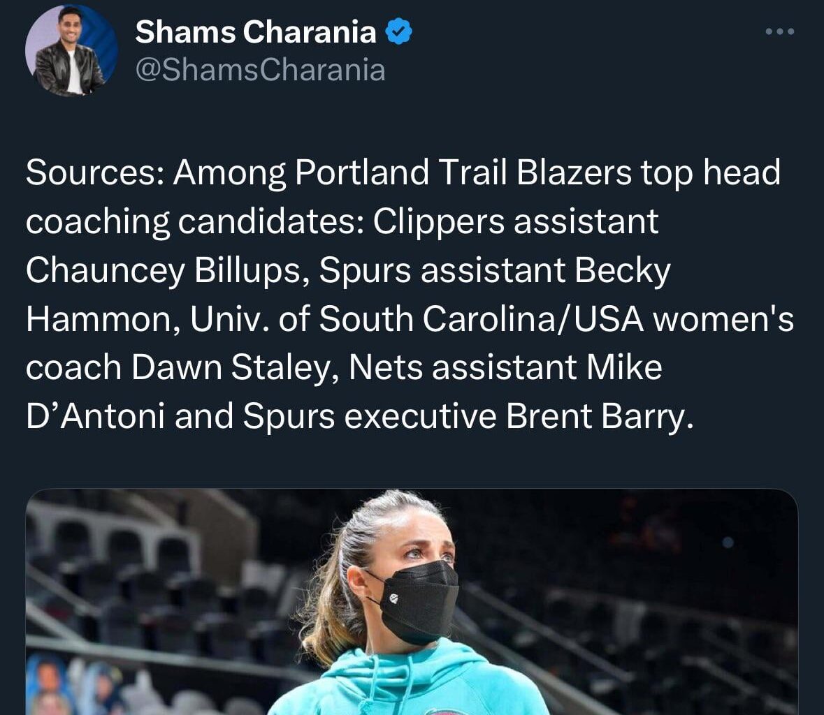 Could’ve had Dawn Staley lol